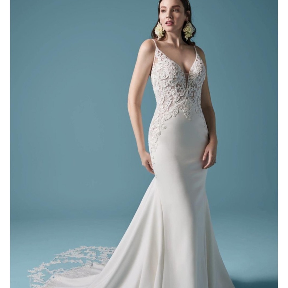 Maggie Sottero Elegant Cream Lace